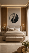Yoga Tree Root Metal Wall Art