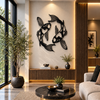 Premium Fish Circle Metal Wall Art