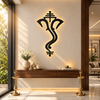 Ganesha tracing Premium Metal Wall Art