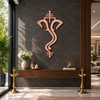 Ganesha tracing Premium Metal Wall Art