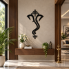 Ganesha tracing Premium Metal Wall Art