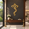 Ganesha tracing Premium Metal Wall Art