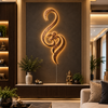 Premium Elegant om Metal Wall Art