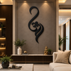 Premium Elegant om Metal Wall Art