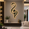 Premium Elegant om Metal Wall Art