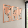 Map 3 Metal Wall Art