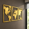 Map 3 Metal Wall Art