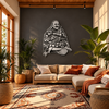 Neem Kroli Baba Premium Metal Wall Art