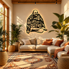 Neem Kroli Baba Premium Metal Wall Art