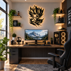Goku Anime Metal Wall Art