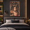 Anime Zenitsu Premium Metal Wall Art