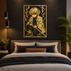 Anime Zenitsu Premium Metal Wall Art