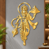 Lord Hanuman with mountain Premium Metal Wall Art