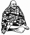 Neem Kroli Baba Premium Metal Wall Art