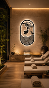 Premium Peaceful Bird Metal Wall Art