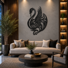 Classy Swan Premium Metal Wall Art