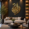 Classy Swan Premium Metal Wall Art