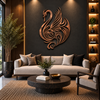 Classy Swan Premium Metal Wall Art