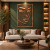 Premium Women Portrait Metal Wall Art