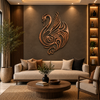 Classy Swan Premium Metal Wall Art
