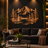 Hill View Premium Metal Wall Art