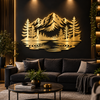 Hill View Premium Metal Wall Art