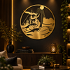 ship Sailor Premium Metal Wall Art