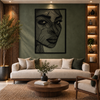 Premium Women Portrait Metal Wall Art