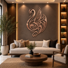 Classy Swan Premium Metal Wall Art