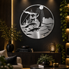 ship Sailor Premium Metal Wall Art