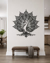 Premium Peacock metal wall art