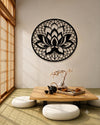 Premium Lotus Metal Wall Art