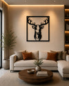 Premium Deer Metal Wall Art