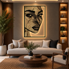 Premium Women Portrait Metal Wall Art