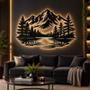 Hill View Premium Metal Wall Art