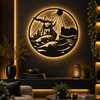 ship Sailor Premium Metal Wall Art