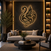 Classy Swan Premium Metal Wall Art